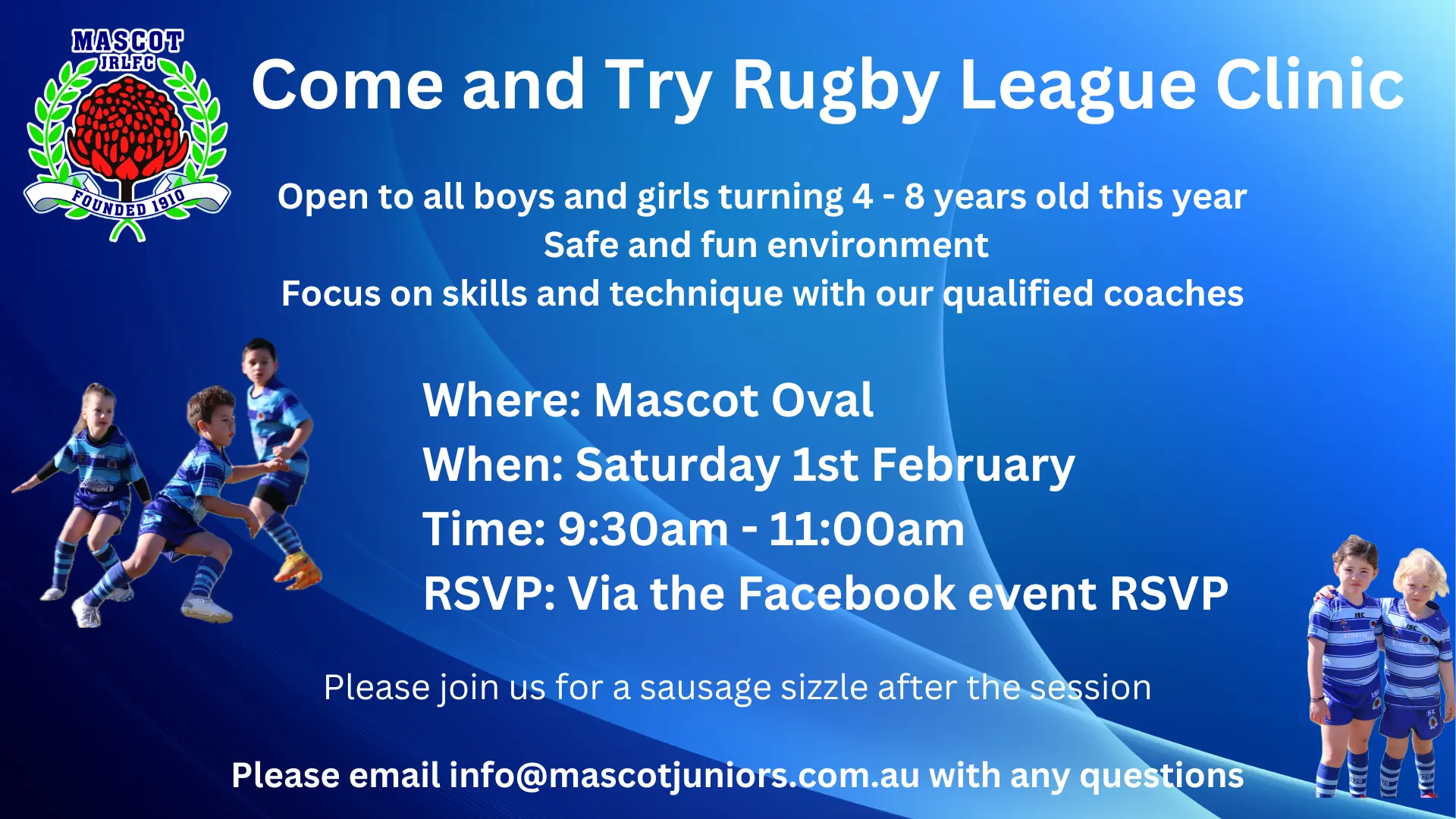 Come and Try Rugby League Clinic