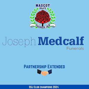 Mascot Juniors RLFC are proud to announce that Joseph Medcalf Funerals have extended their partnership with our club for season 2025.

Joseph Medcalf Funerals is a long-established and much-respected name in the funeral industry and has been a long and committed partner of the Mascot Juniors RLFC and our community.

As experienced and respected members of the funeral industry, Joseph Medcalf Funerals prides itself on being able to deal compassionately with all situations, and offer reverence, respect and caring support to families.

Thank you to Cody, Michelle and all the team at @josephmedcalf for your continued and valued support of our club and community.

🤝