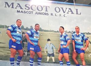 One of the many great photos in our Gym. Four great Mascot Juniors who went on and had established careers.

@nas_manuokafoa @pettybourne_13 @eddie_paea @tuli_talanoa23 

Eddie Paea gives back to the club this year as Head Co-Coach of our A Grade side with another of our great local Juniors Noah Sete.

Registrations open December 2nd for the 2025 season.

www.mascotjuniors.com.au