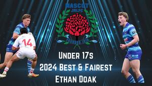 Best and Fairest for the Under 17s in 2024.

In a side that has some flashy players…sometime simple is better.

Ethan Doak displayed commitment, toughness and work ethic to take out the best and fairest award for 2024.

Congrats @ethan.doak1